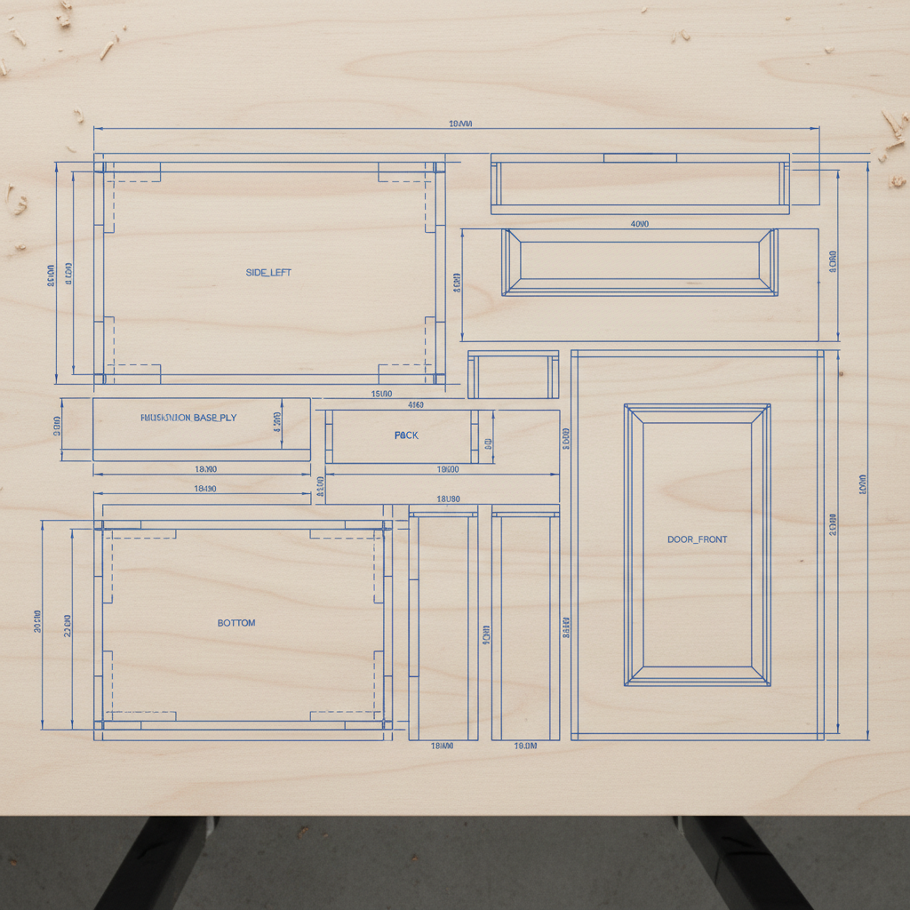 CNC Cabinet Component Set